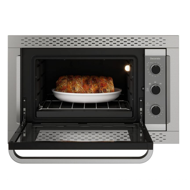 Horno De Mesa Eléctrico Mueller Decorato 44l Negro 220v Ltc - La